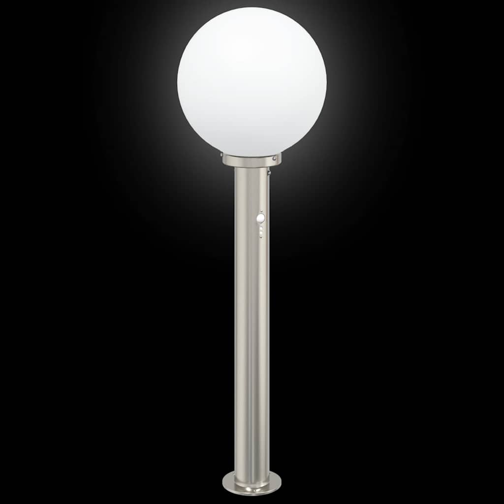Lampioni a dissuasore con sensore 3 pz 80 cm Acciaio Inox IP44