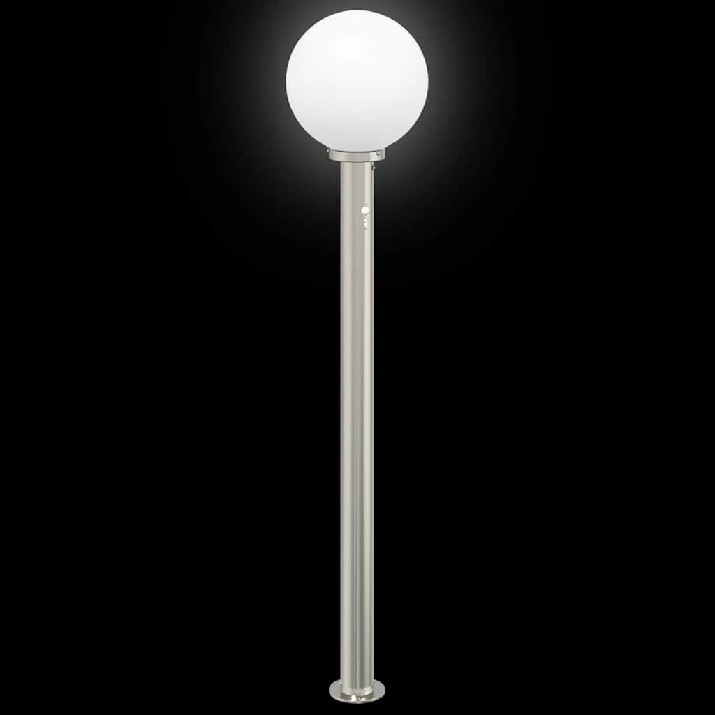 Lampada a paletto con sensore 120 cm Acciaio Inox IP44