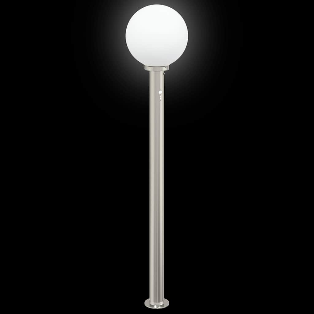 Lampioni a dissuasore con sensore 3 pz 120 cm Acciaio Inox IP44