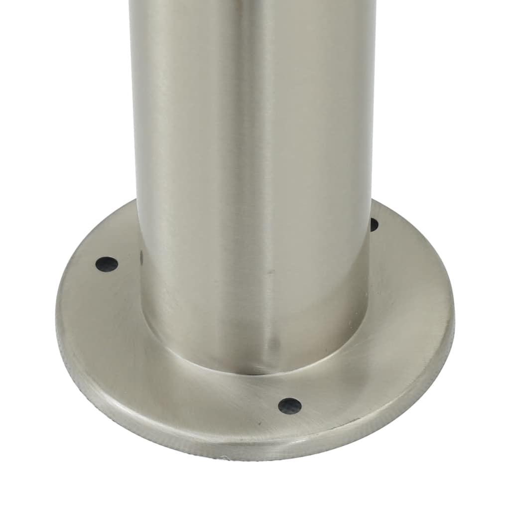 Lampada a paletto con sensore e presa 80 cm Acciaio Inox IP44