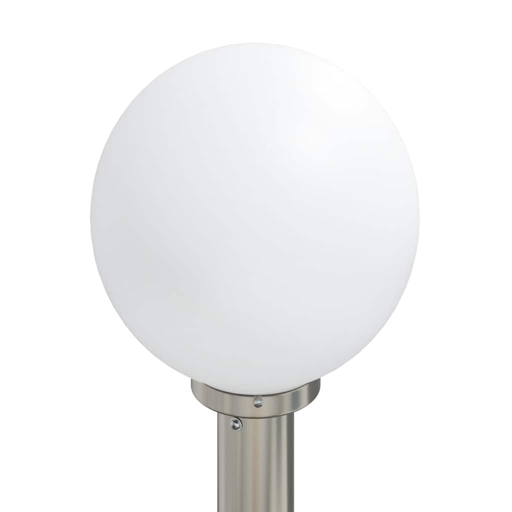 Lampioni a dissuasore con sensore e presa 3 pz 80 cm Acciaio Inox IP44