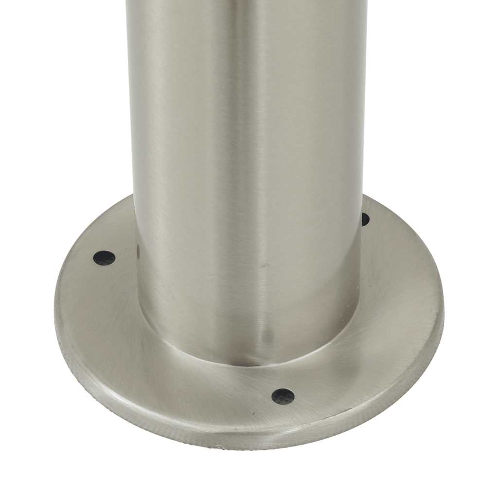 Lampada a paletto con sensore e presa 120 cm Acciaio Inox IP44