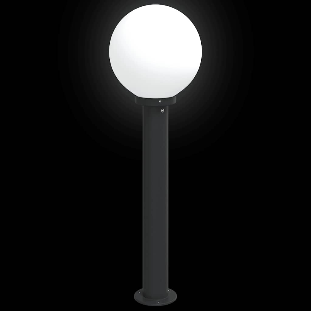 Lampada a paletto 80 cm Nera IP44