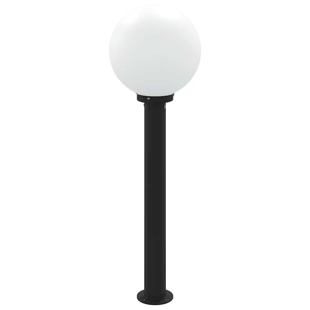 Lampada a paletto con sensore 80 cm Nera IP44