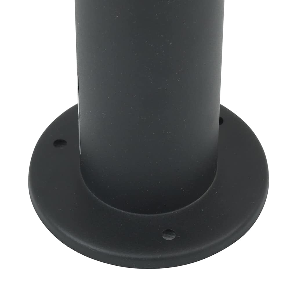 Lampada a paletto con sensore 80 cm Nera IP44
