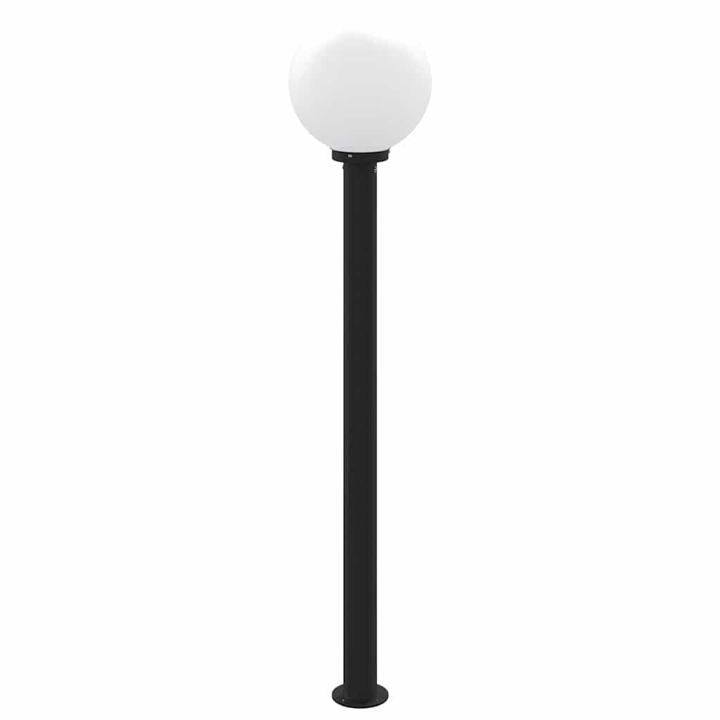 Lampada a paletto con sensore 120 cm Nera IP44