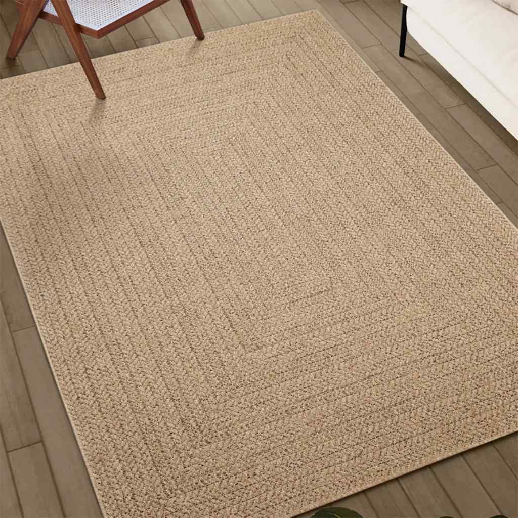 Tappeto ZIZUR 80x200 cm Aspetto Iuta per Interni ed Esterni