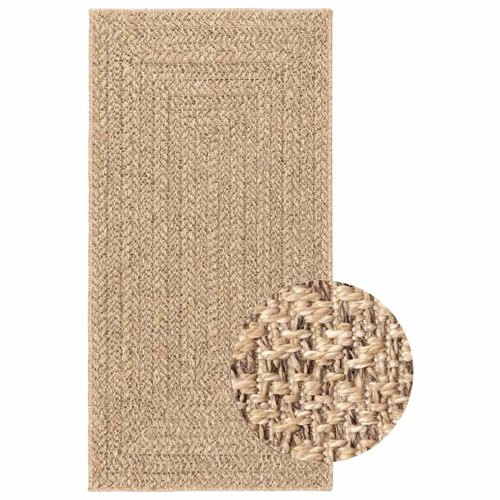 Tappeto ZIZUR 100x200 cm Aspetto Iuta per Interni ed Esterni