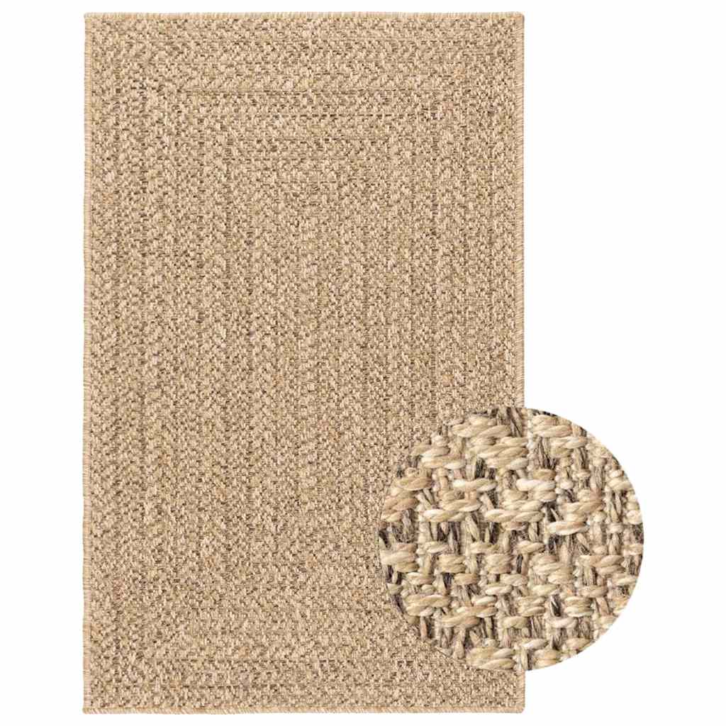 Tappeto ZIZUR 240x340 cm Aspetto Iuta per Interni ed Esterni