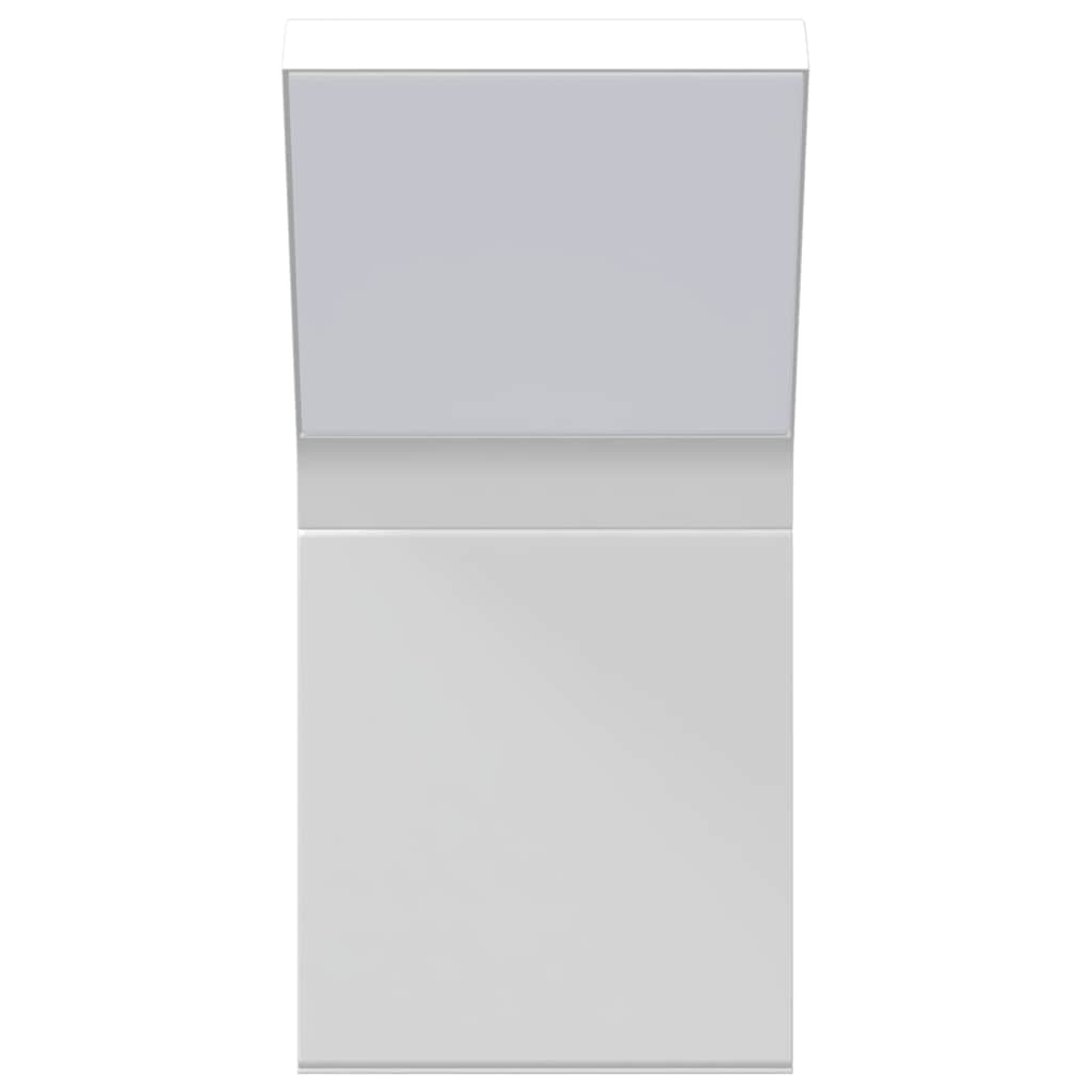 Applique per Esterni con LED 2 pz Bianche Alluminio Pressofuso