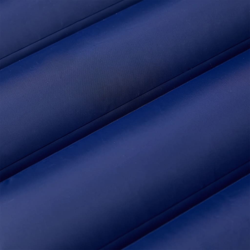 Materasso Campeggio Autogonfiabile Cuscini 1 Persona Blu Marino