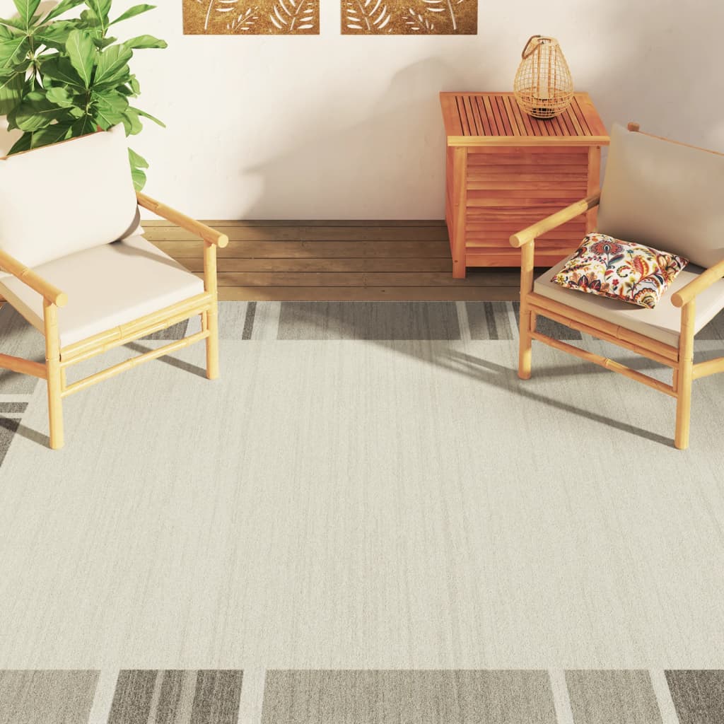 Tappeto a Pelo Corto Multicolore 190x300 cm Interni/Esterni
