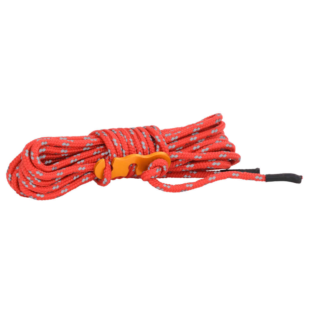 Corde per Tenda con Chiavi Riflettenti 8 pz 4 m 4 mm