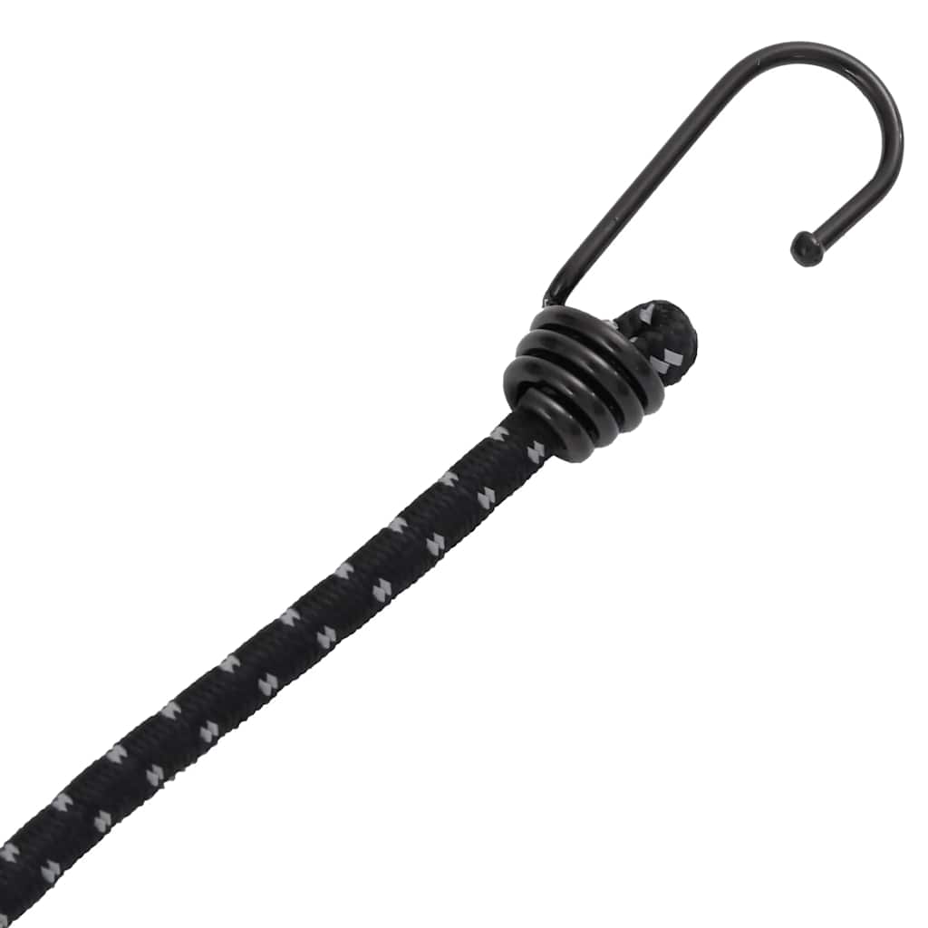 Corde Elastiche con Strisce Riflettenti e Ganci 25 pz 38 cm