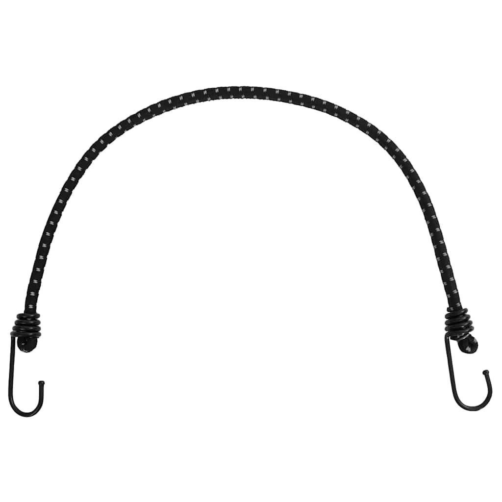 Corde Elastiche con Strisce Riflettenti e Ganci 25 pz 59 cm