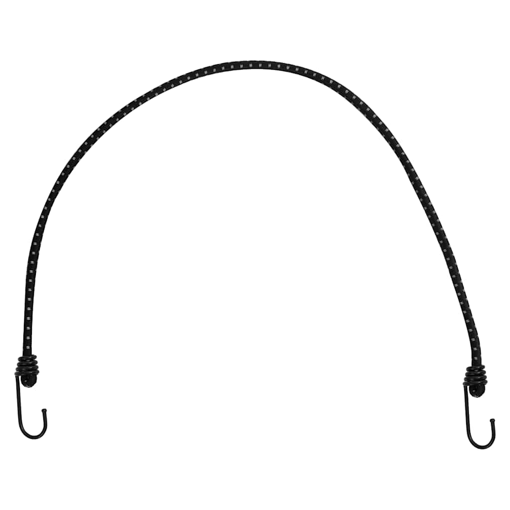 Corde Elastiche con Strisce Riflettenti e Ganci 25 pz 88 cm