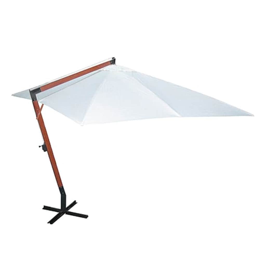 Ombrellone 300 x 400 cm Bianco
