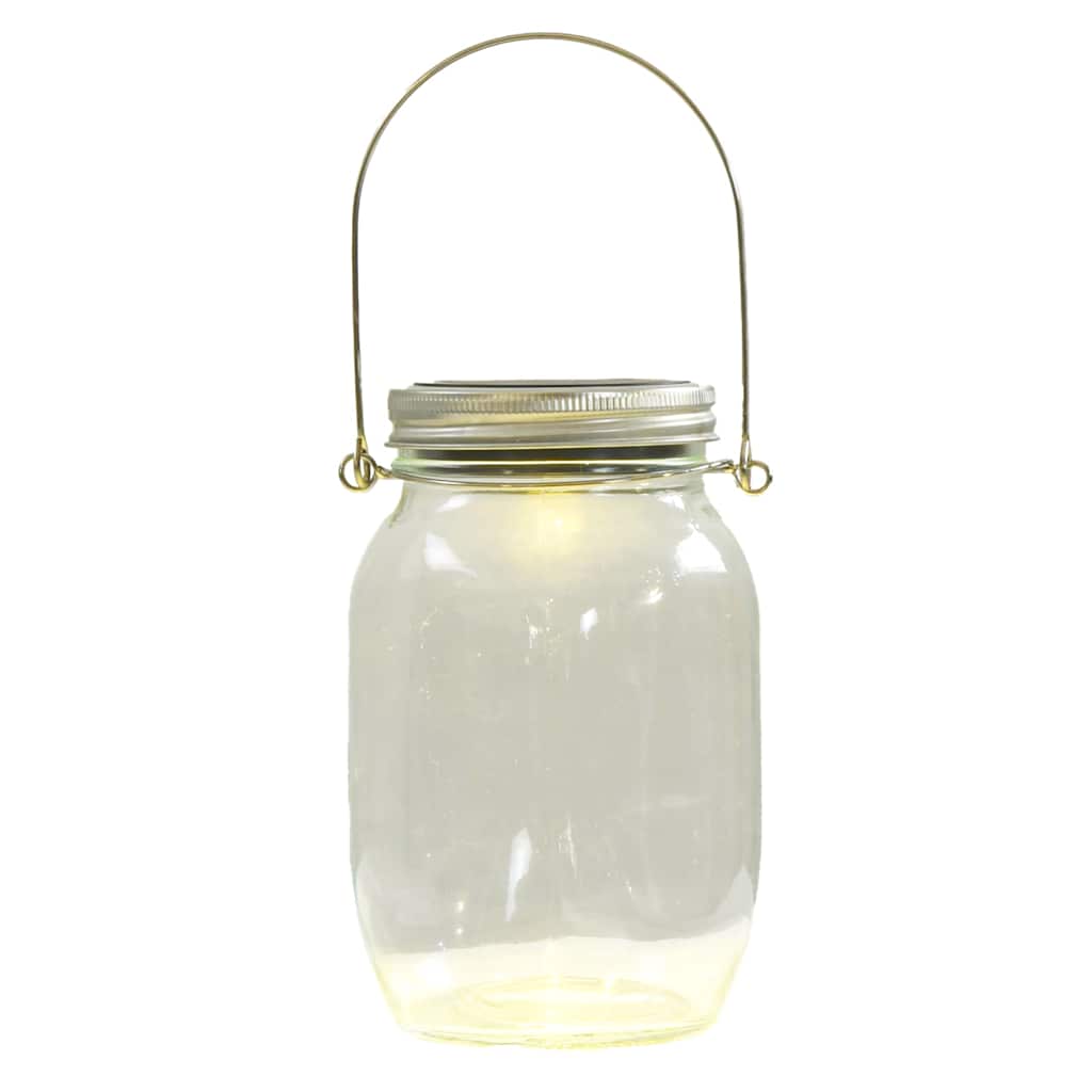 Lampada Solare in Vetro da Esterno 12pz Bianco Caldo