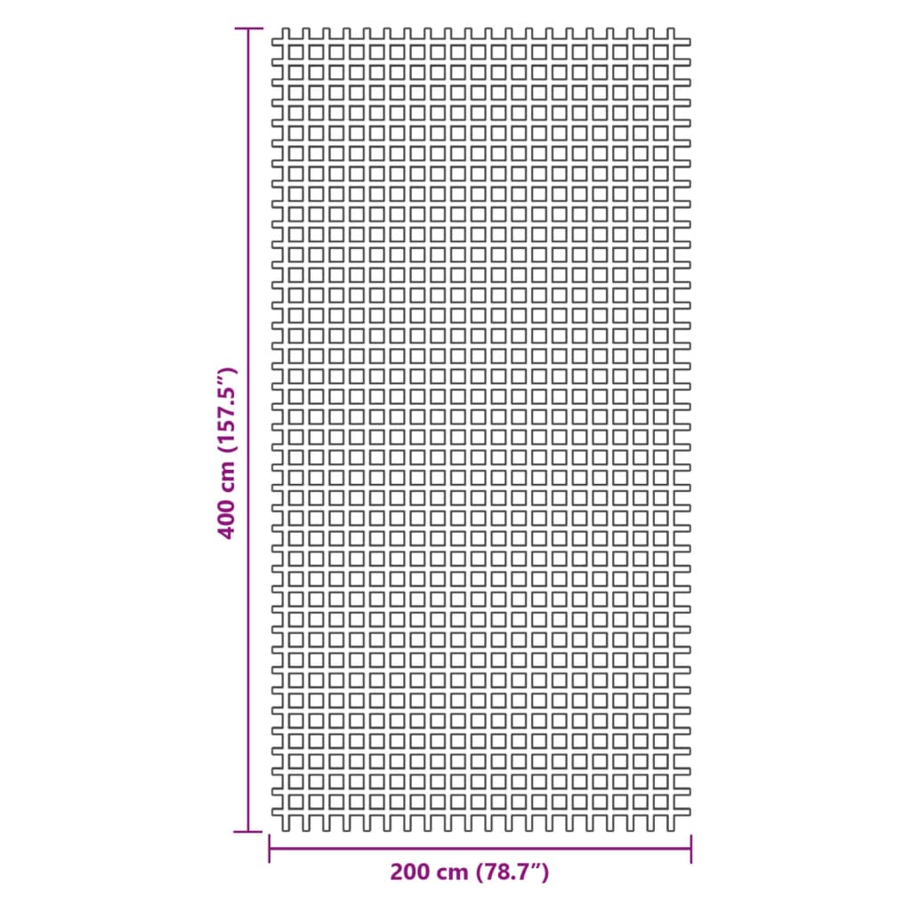 Tappeto da Tenda Blu 4x2 m
