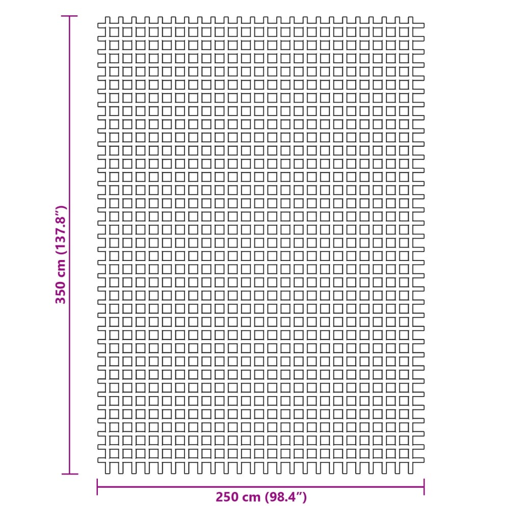 Tappeto da Tenda Blu 3,5x2,5 m