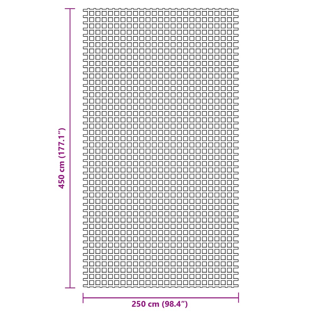 Tappeto da Tenda Blu 4,5x2,5 m