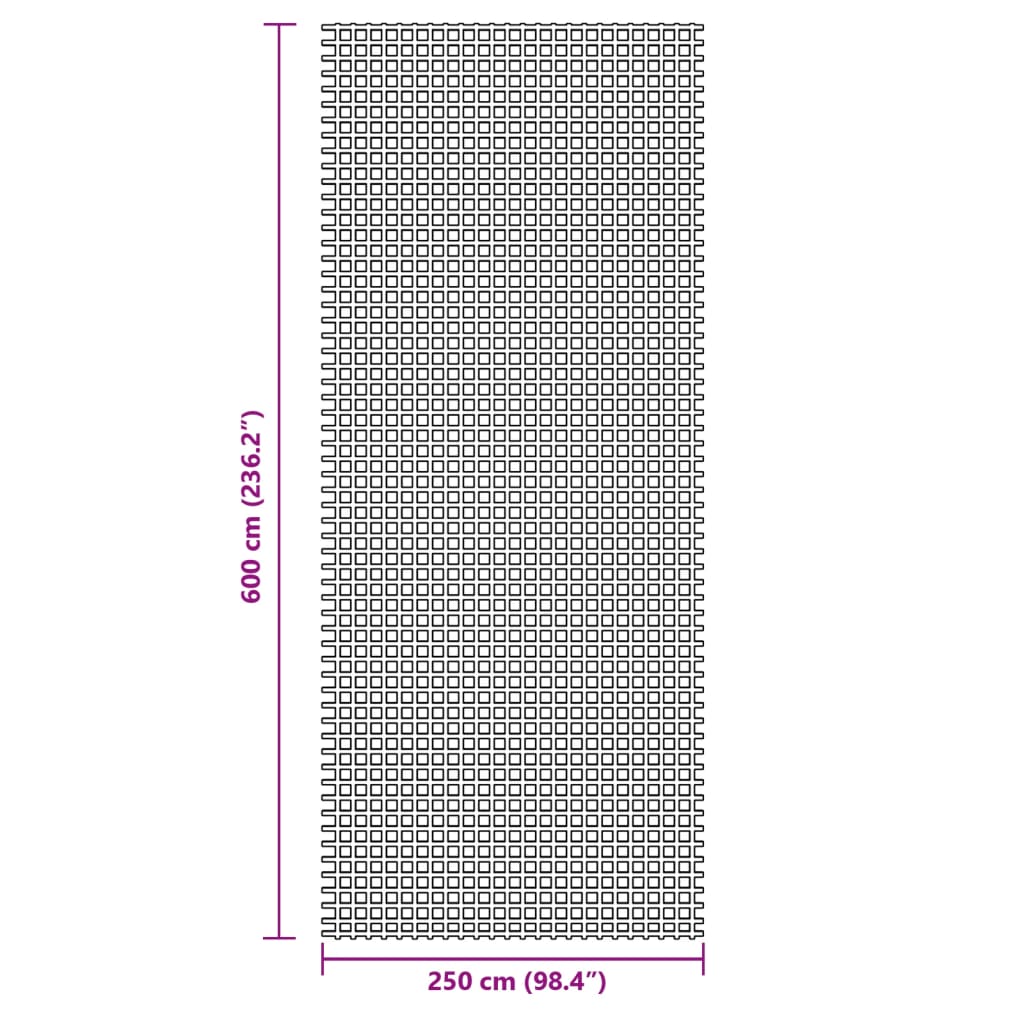 Tappeto da Tenda Blu 6x2,5 m