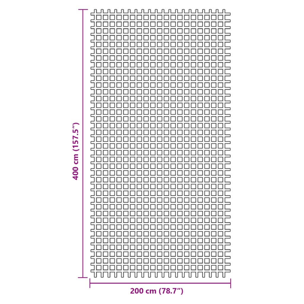 Tappeto da Tenda Verde 4x2 m