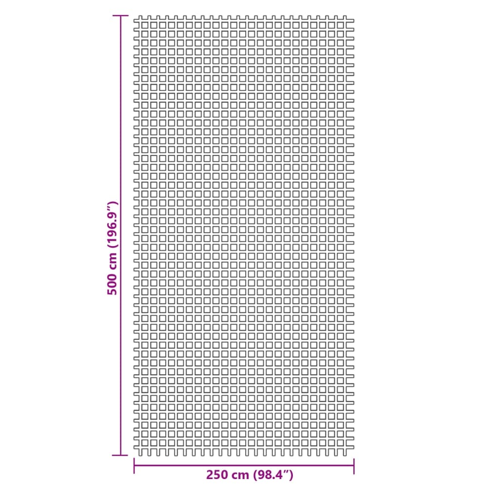 Tappeto da Tenda Verde 5x2,5 m