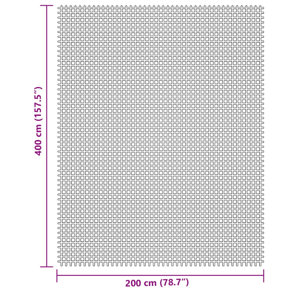 Tappeto da Tenda Crema 4x2 m