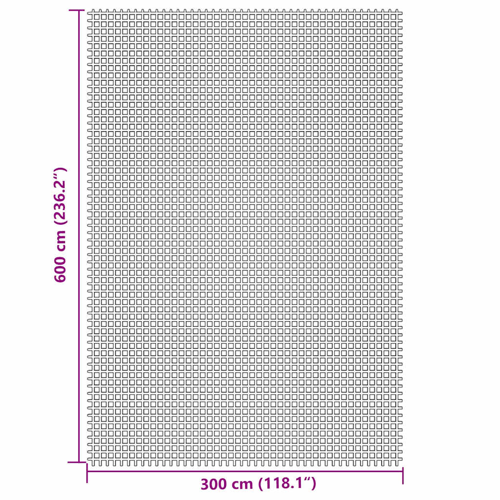 Tappeto da Tenda Crema 6x3 m