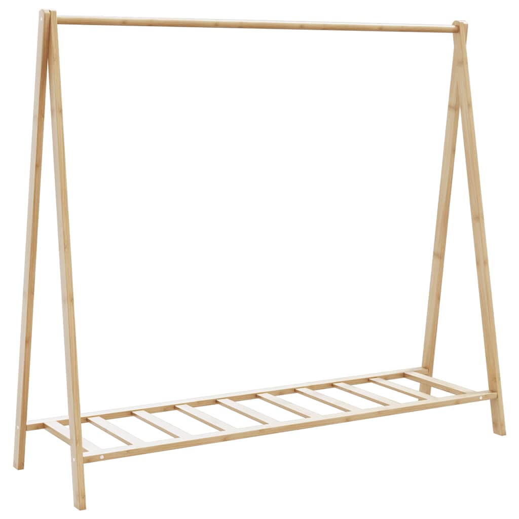 Appendiabiti con Ripiani 106x34x102 cm in Bambù