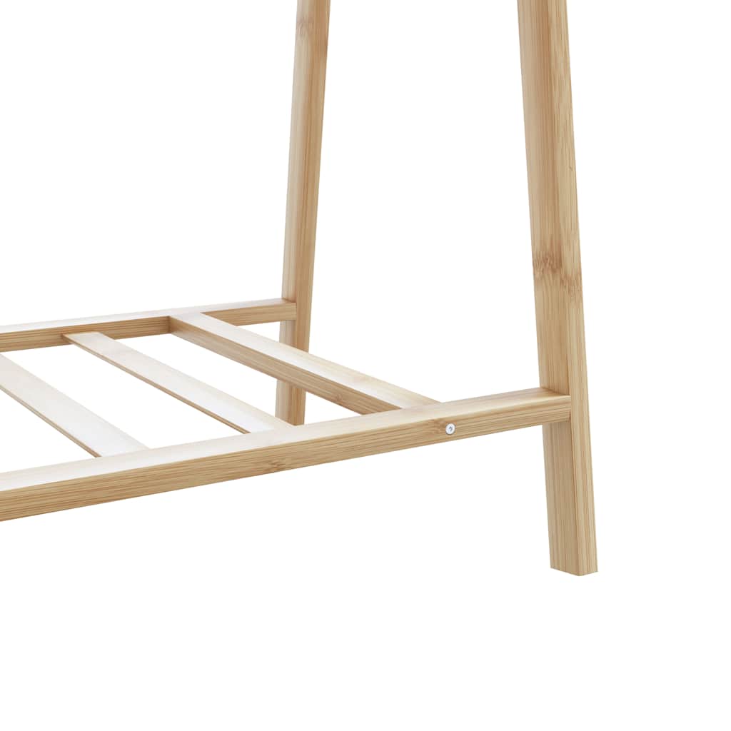 Appendiabiti con Ripiani 96x45,5x150,5 cm in Bambù