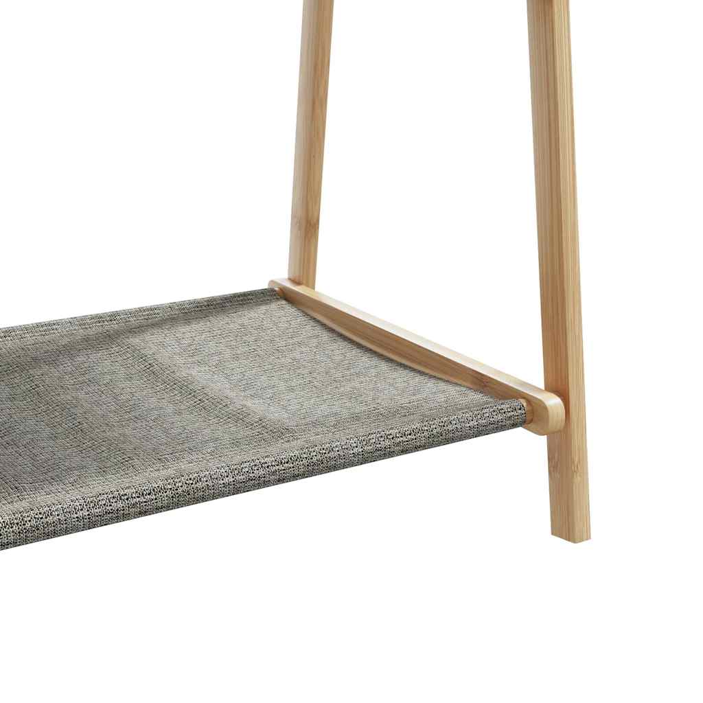 Appendiabiti con Ripiani 96x45,5x150,5 cm in Bambù