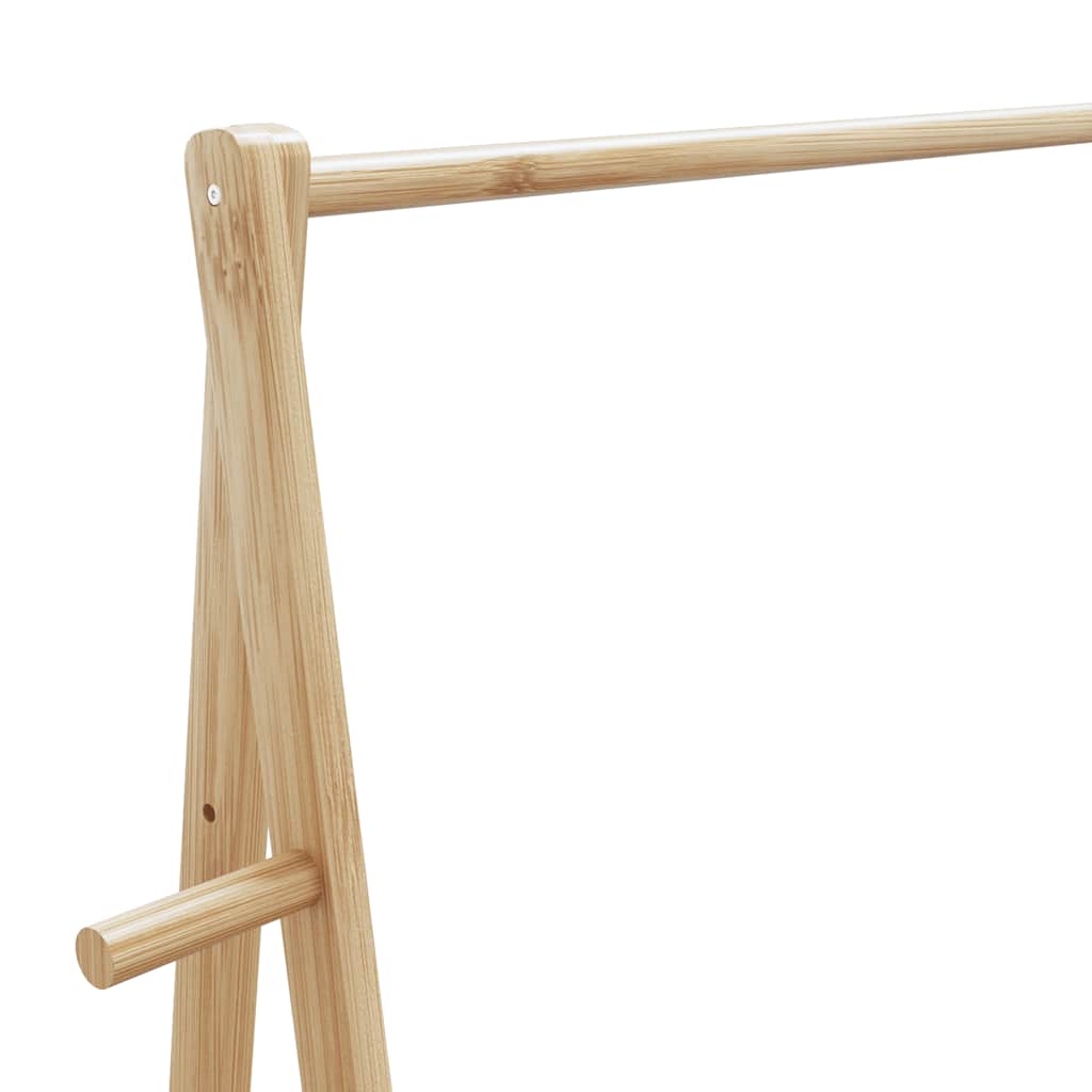 Appendiabiti con Ripiani 132x45,5x150,5 cm in Bambù