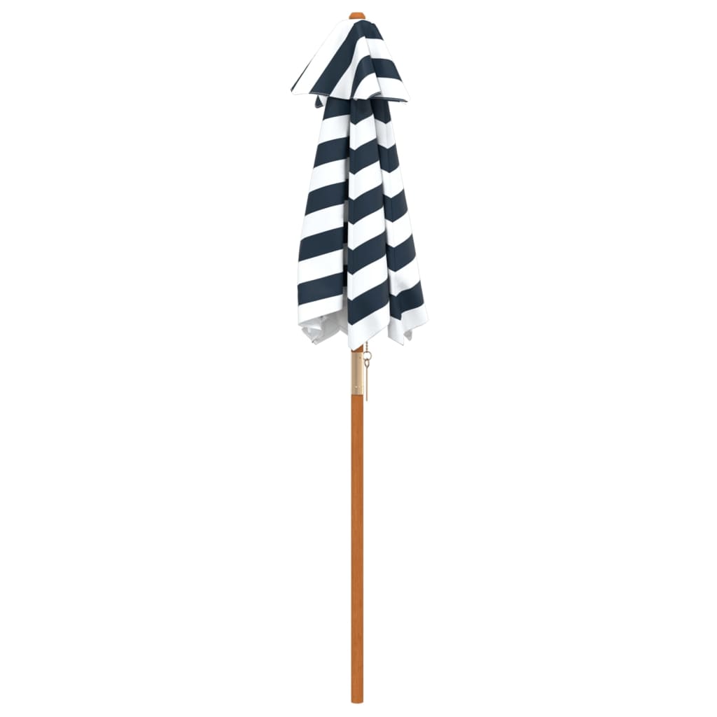 Ombrellone da Giardino per Bambini con Palo in Legno Ø120x140cm
