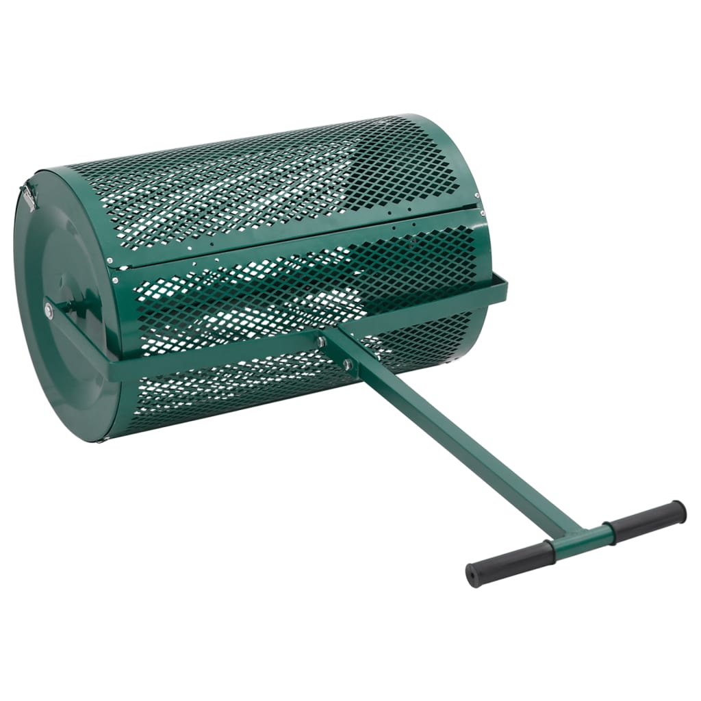 Spandiconcime 75L Verde Ø40x60 cm in Acciaio
