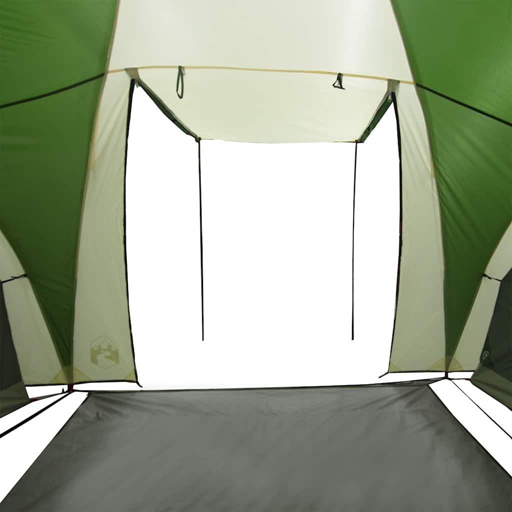 Tenda da Campeggio a Cupola per 6 Persone Verde Impermeabile