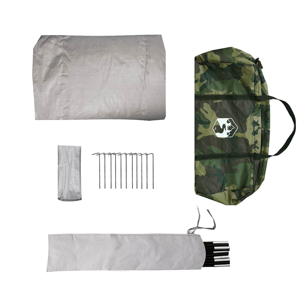 Tenda da Pesca per 5 Persone Mimetica Impermeabile
