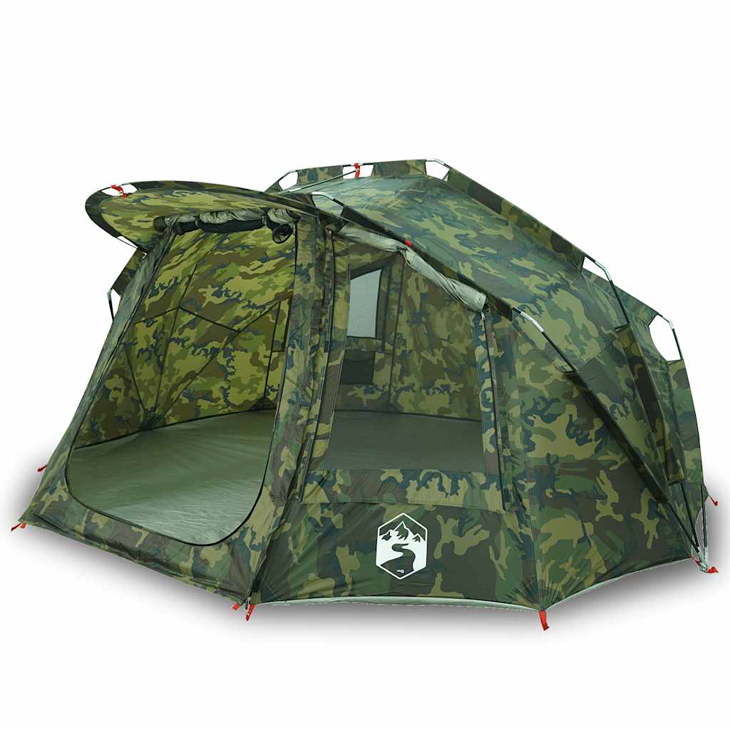 Tenda da Pesca per 5 Persone Mimetica Impermeabile