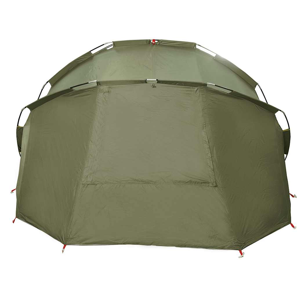 Tenda da Pesca per 5 Persone Verde Oliva Impermeabile