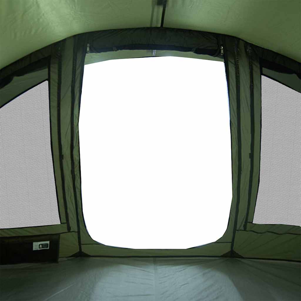 Tenda da Pesca per 5 Persone Verde Oliva Impermeabile