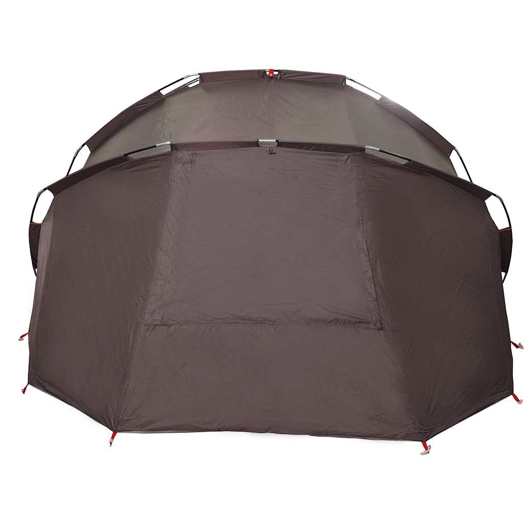 Tenda da Pesca per 5 Persone Marrone Impermeabile
