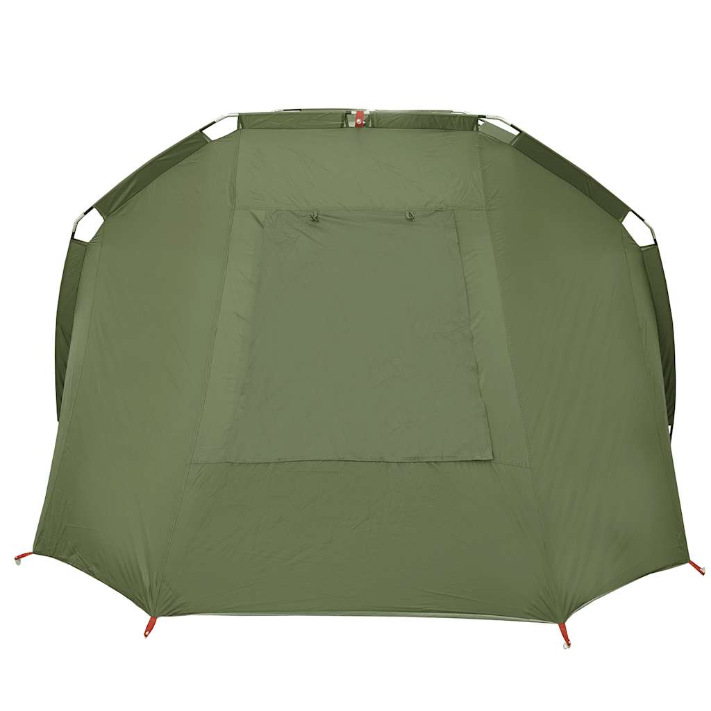 Tenda da Pesca per 4 Persone Verde Oliva Impermeabile