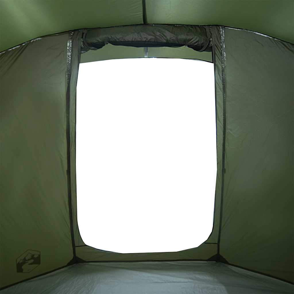Tenda da Pesca per 4 Persone Verde Oliva Impermeabile