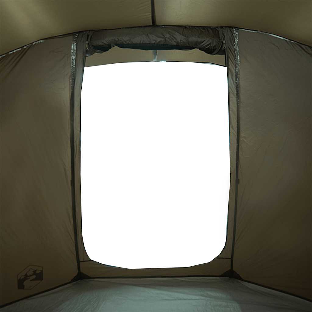 Tenda da Pesca per 4 Persone Marrone Impermeabile