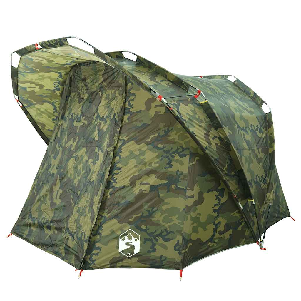 Tenda da Pesca per 4 Persone Mimetica Impermeabile