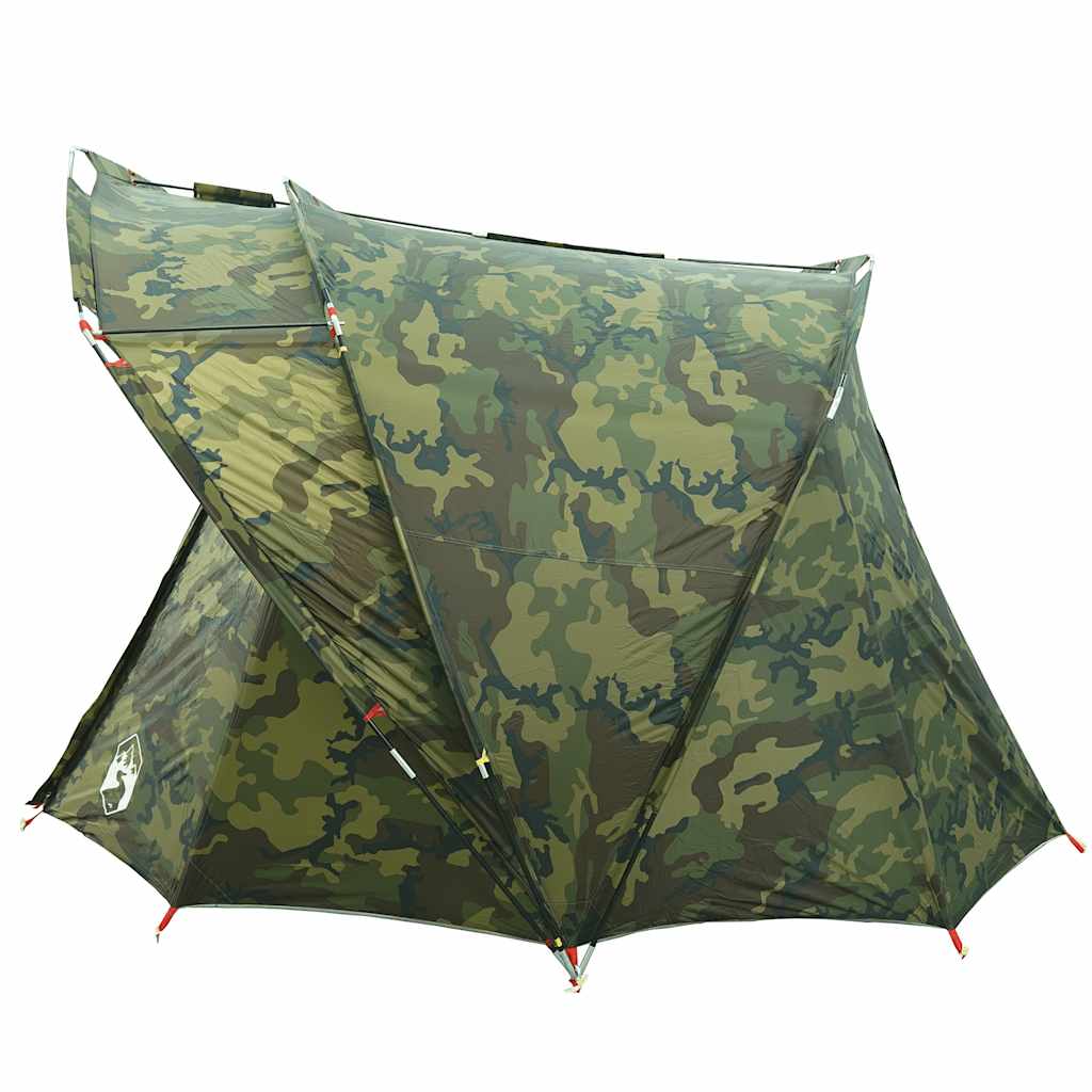 Tenda da Pesca per 4 Persone Mimetica Impermeabile