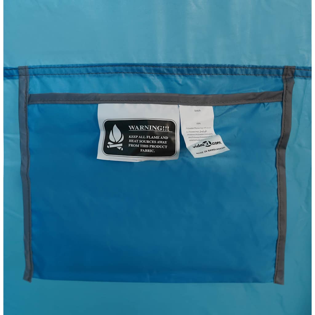 Tenda da Doccia Blu Impermeabile