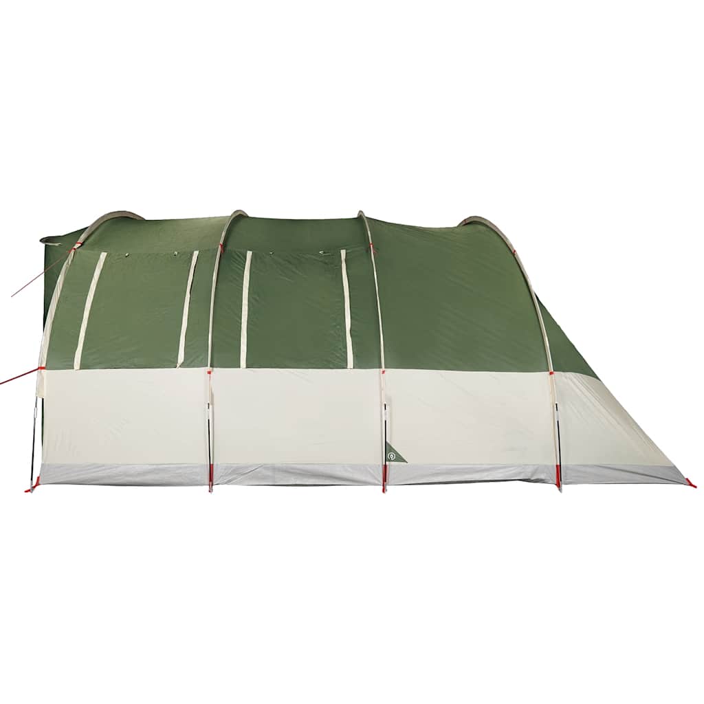 Tenda da Campeggio a Tunnel per 5 Persone Verde Impermeabile