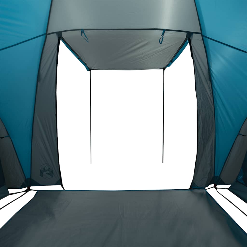 Tenda da Campeggio a Tunnel per 5 Persone Blu Impermeabile